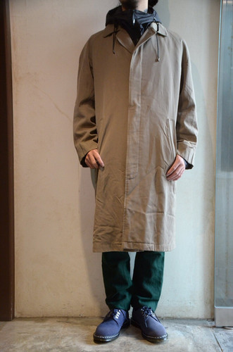 British Army Wool Gabardine Raincoat イギリス軍 ギャバジン ステン