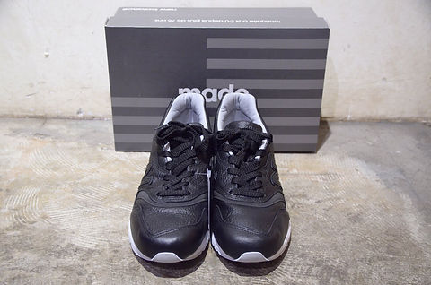 New Balance M997 BISON LEATHER PACK Black MADE IN USA