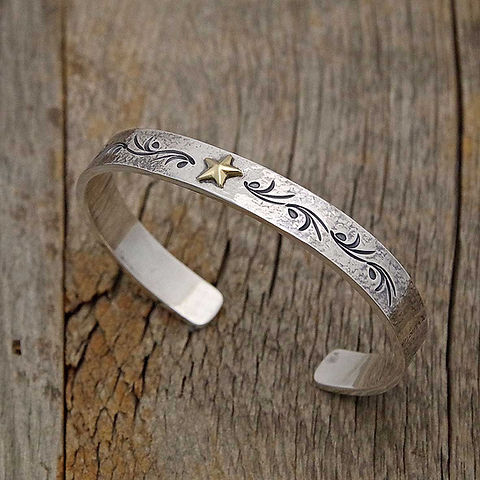 Star Flat Bangle | 工房あるじゃん