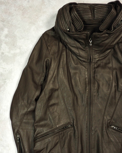 GOA BONO-HOODED GOATSKIN PANELLED JACKET | Barhaine Archive