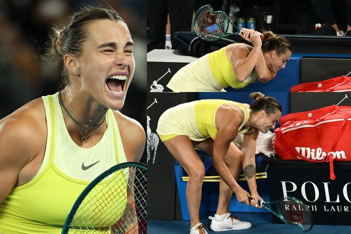 女子テニス世界1位のサバレンカ、全豪3連覇を逃しラケット破壊