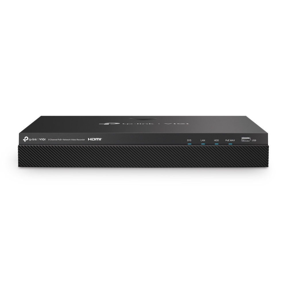 VIGI NVR2008H-8MP | VIGI 8チャンネル PoE+ ネットワークビデオ