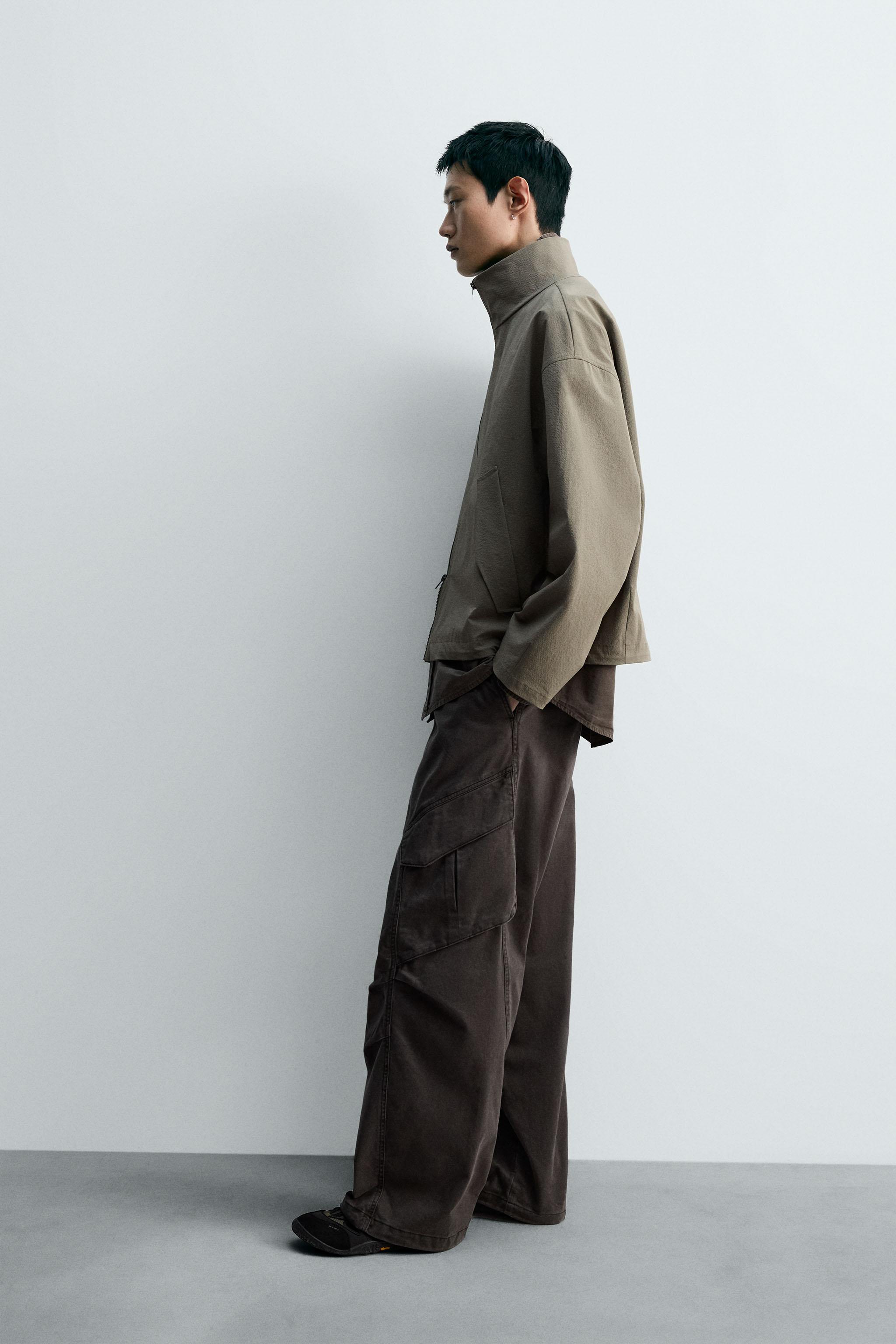 テクニカルテクスチャージャケット - グリーニッシュ | ZARA Japan / 日本