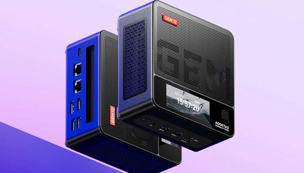 Aoostar's Gem12 mini PC features the Ryzen 7 8845HS and a built-in