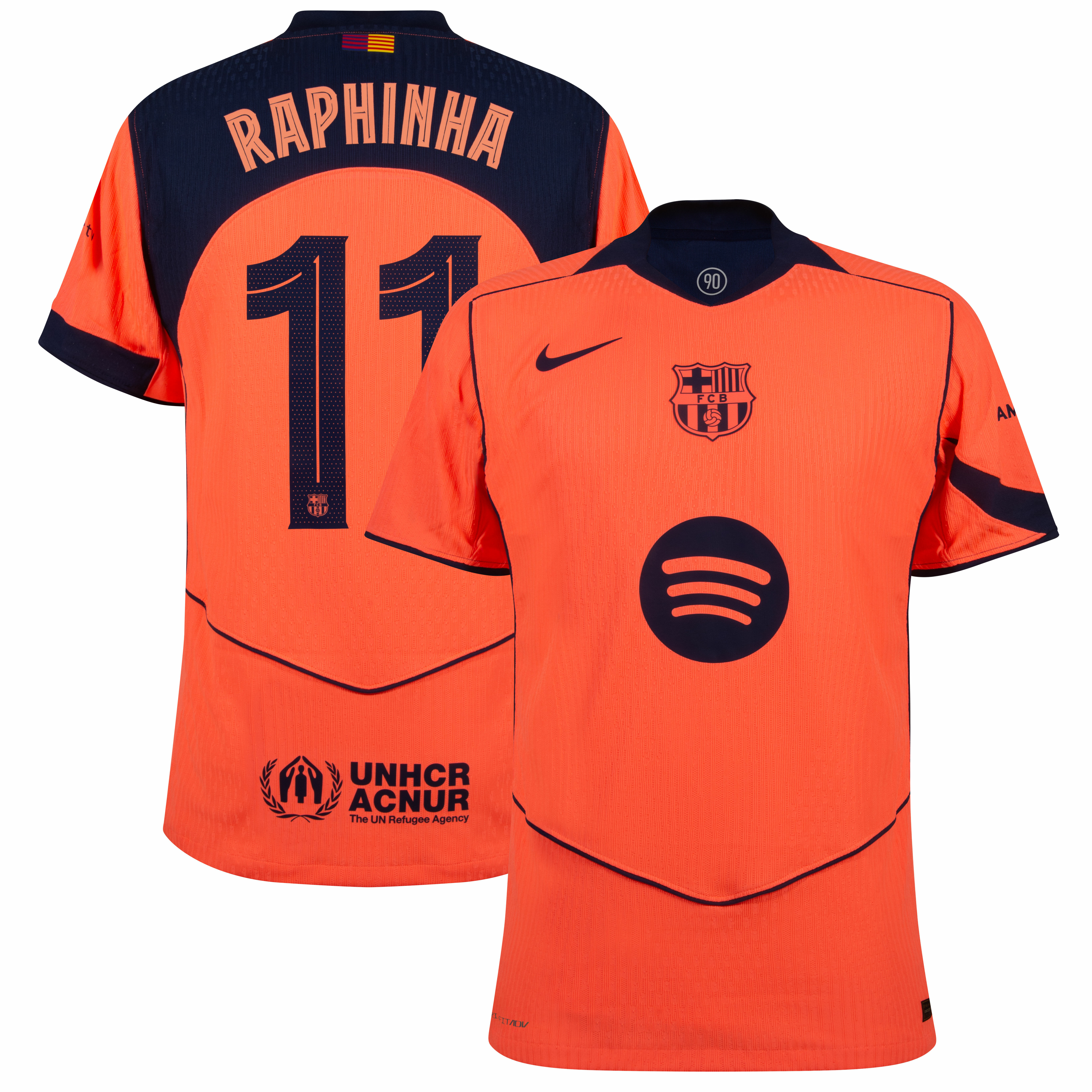 Nike Barcelona Dri-Fit ADV Match 3rd Raphinha 11 Jersey 2025-2026