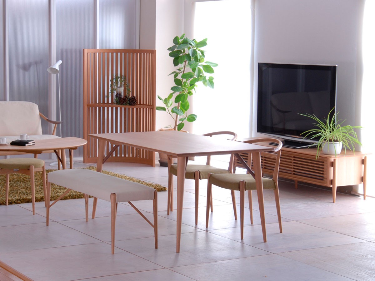 日進木工 WHITE WOOD Table / にっしんもっこう ホワイトウッド