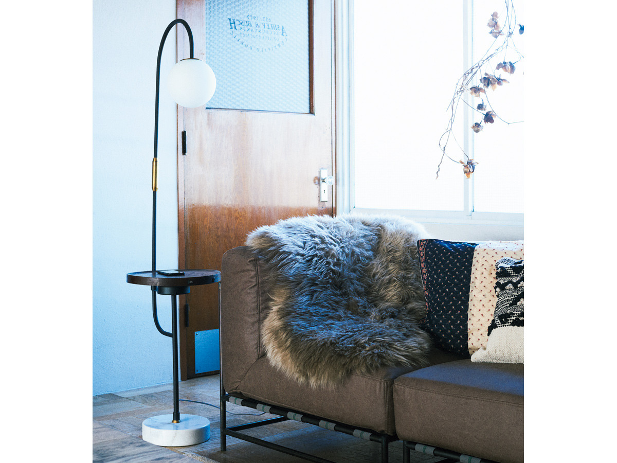 JOURNAL STANDARD FURNITURE EUREKA FLOOR LAMP USB A&C / ジャーナル