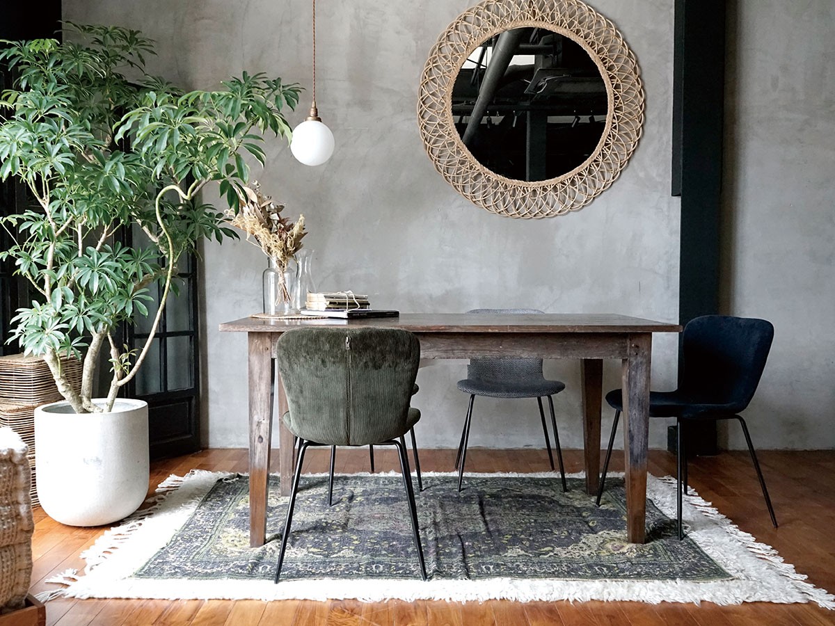 a.depeche zip design chair corduroy / アデペシュ ジップ デザイン