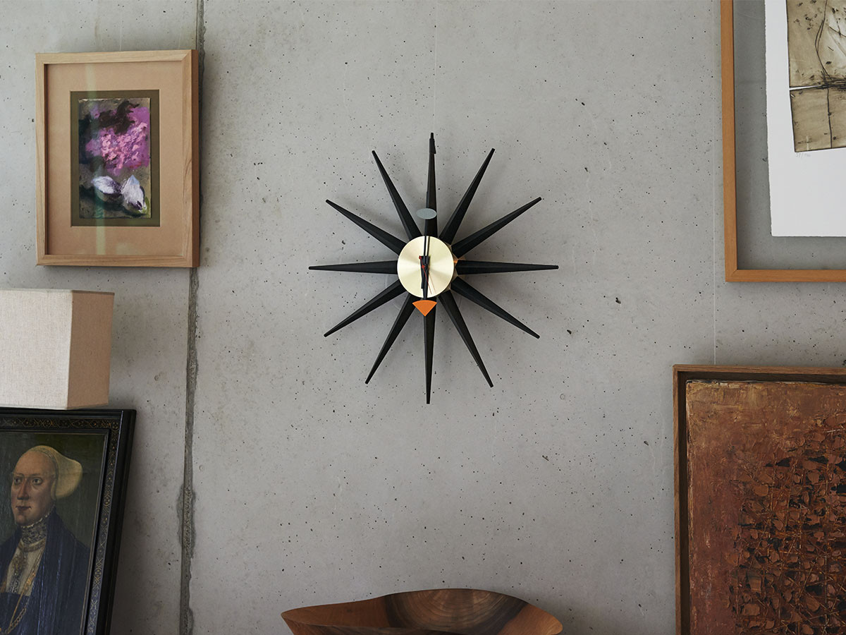 Vitra Wall Clocks Sunburst Clock / ヴィトラ ウォール クロック サン