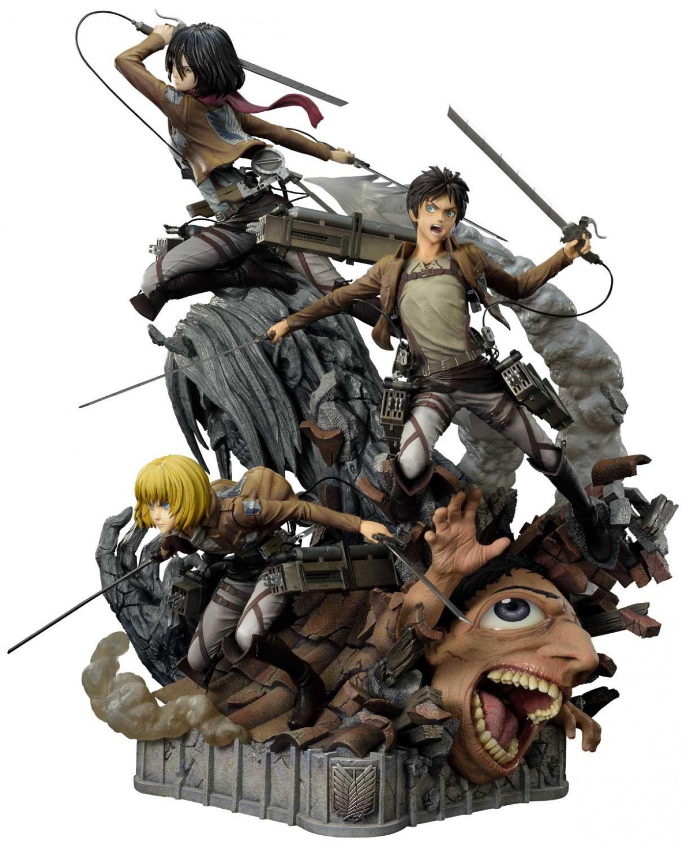 エレン・ミカサ・アルミ | スタチュー | プライム1スタジオ