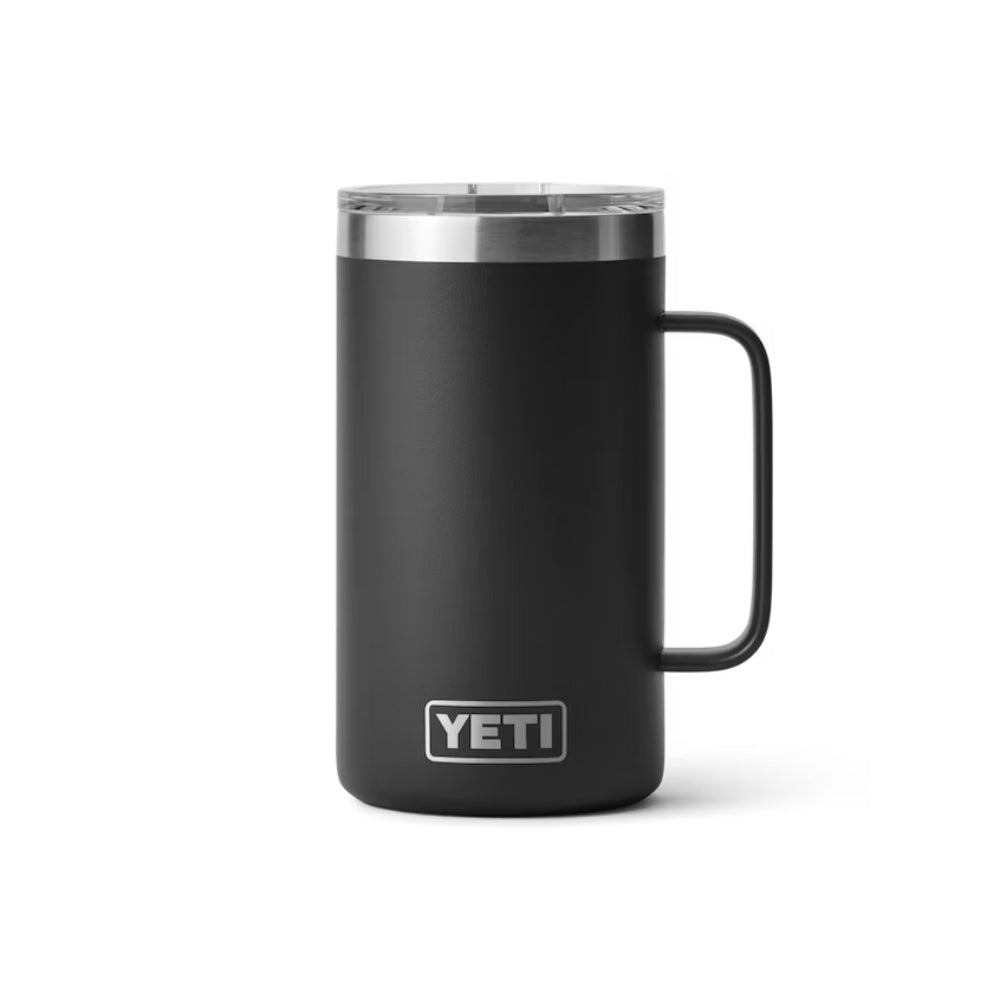 Yeti Rambler 24 Oz Mug With Magslider Lid | Black Color