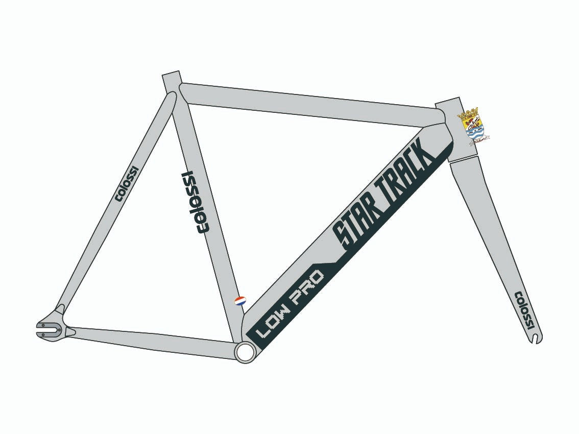 Colossi x Star Track Low Pro 2025 Track Frameset – Star Track Cycle