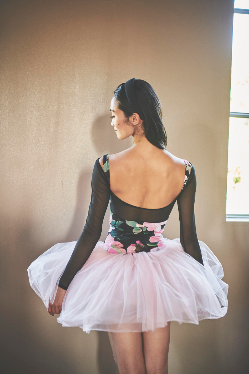 stina / type L long ribbon / magnolia pink