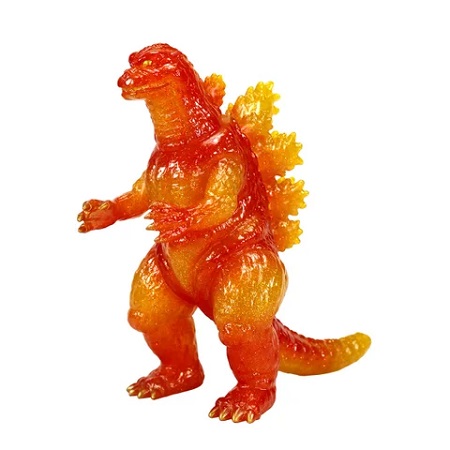 ゴジラ』シリーズの怪獣を、レトロデザインのソフビ製にしたアイテムが