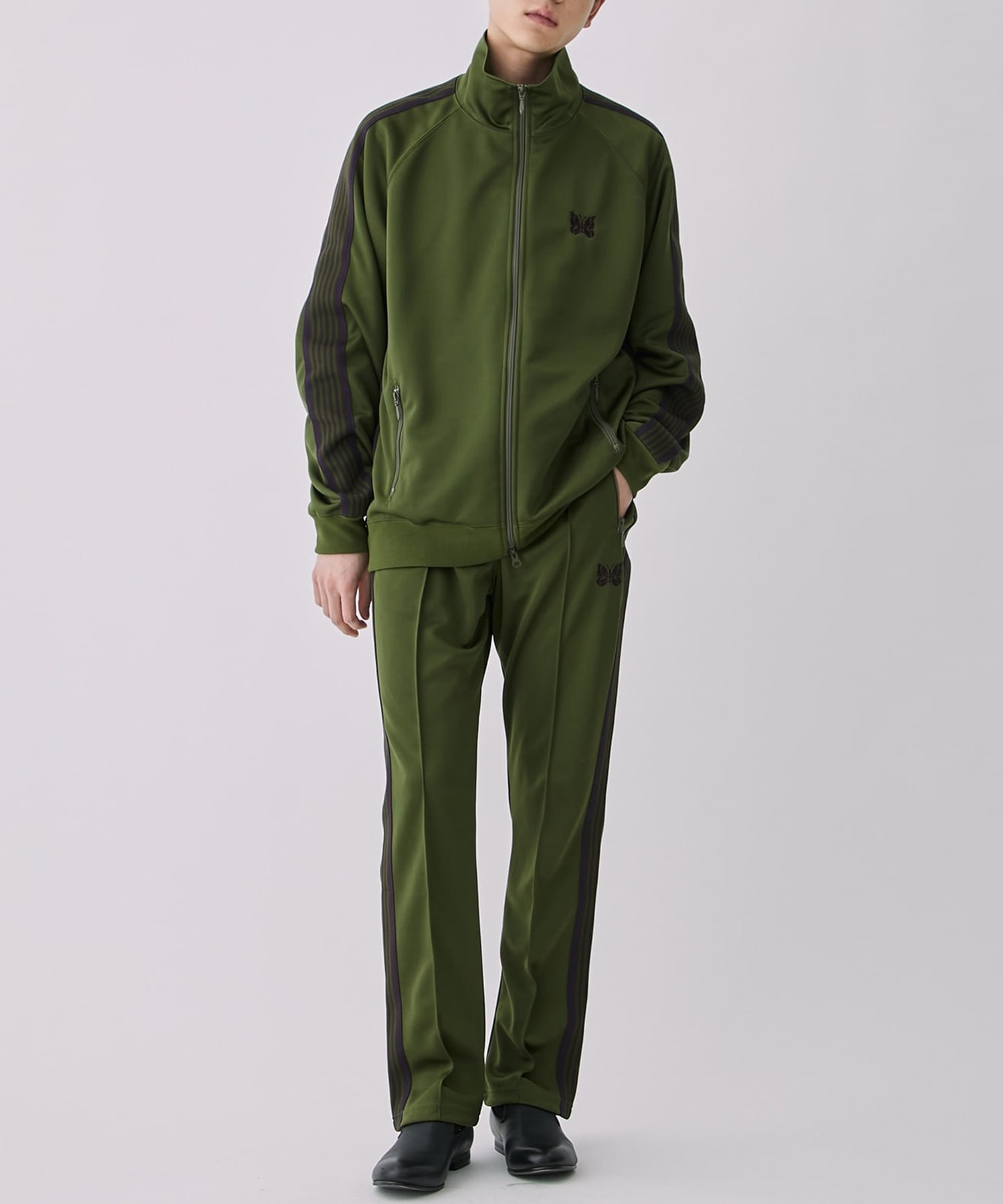 Narrow Track Pant - Poly Smooth | NEEDLES