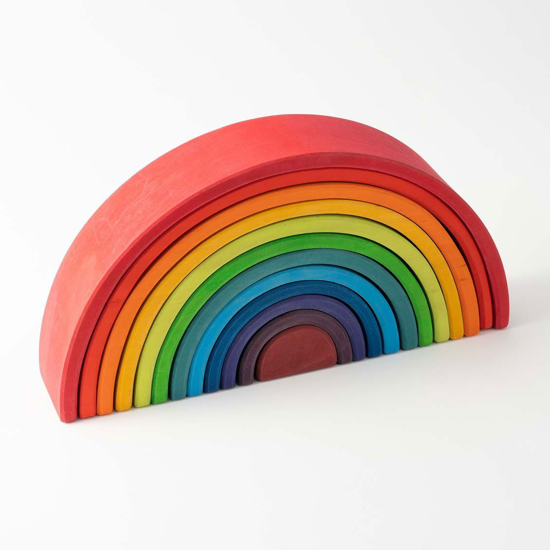 1歳-］アーチレインボー〈積み木〉Grimm's｜1歳からのおもちゃ・知育