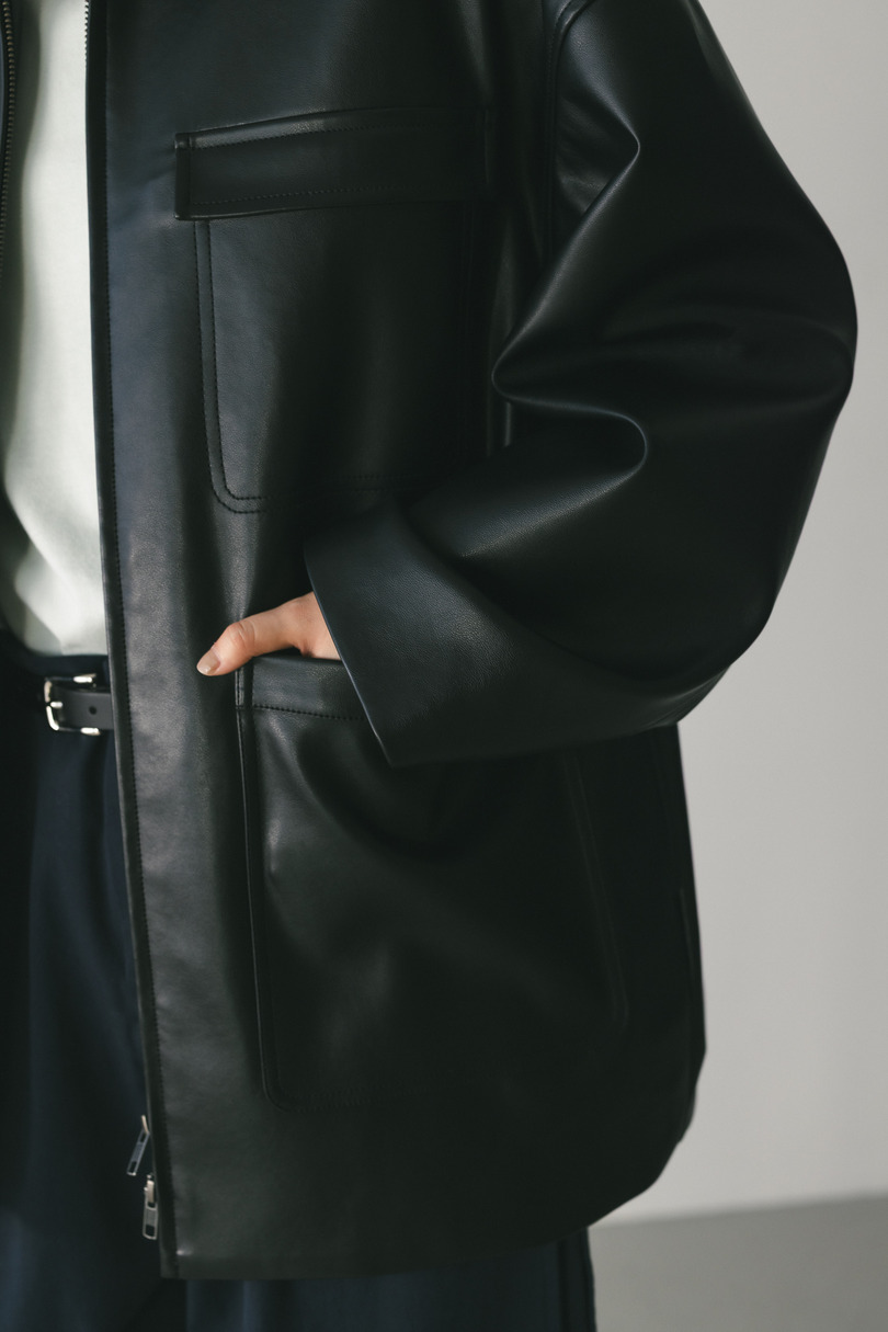 フェイクレザージャケット｜STYLEMIXER（スタイルミキサー）公式通販サイト