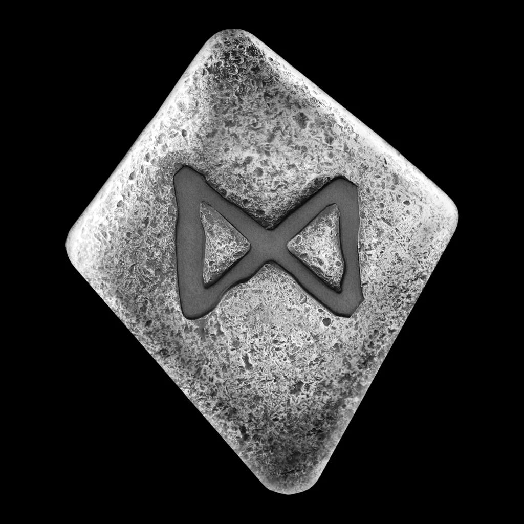 Germania Mint 1 oz Cast Silver Bar Rune Series - DAGAZ – SM