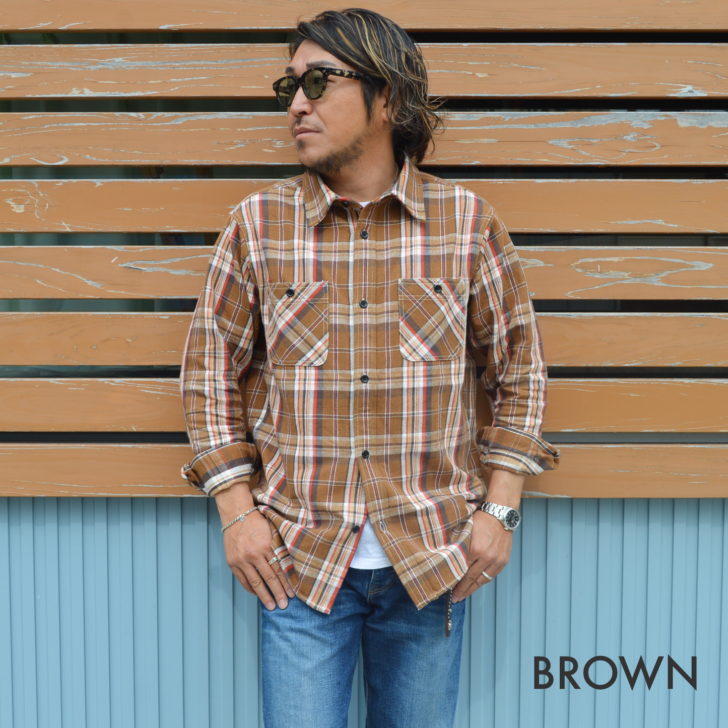 FIVE BROTHER ヘビーネルシャツ – Sunny Parks