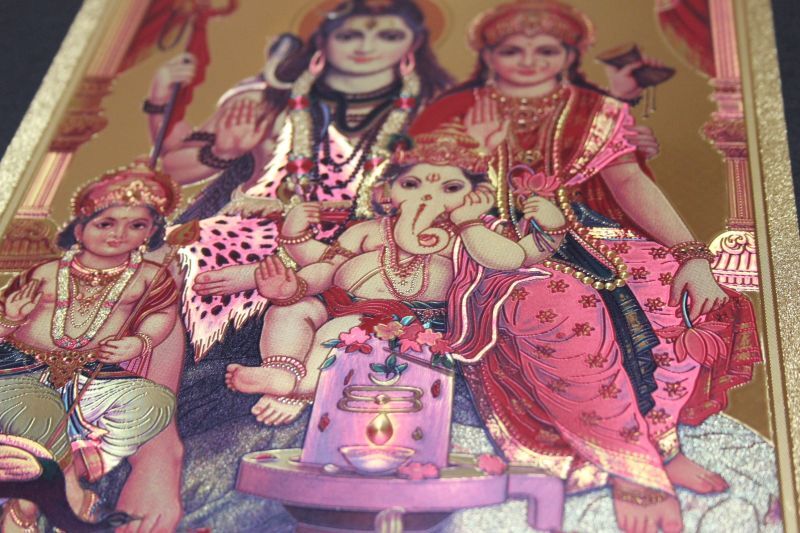 神様カード：シヴァファミリー