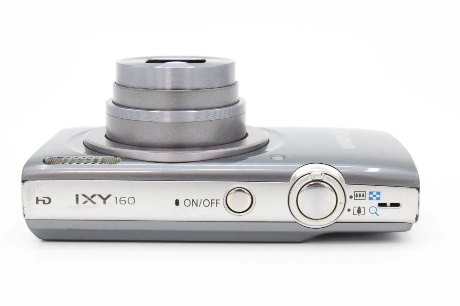 良品】CANON キヤノン デジタルカメラ IXY160 シルバー 光学8倍ズーム