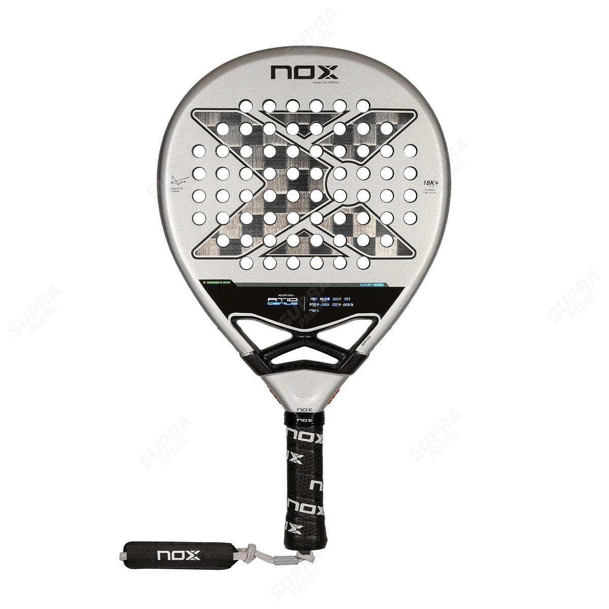Pala NOX AT10 Luxury GENIUS 18K Alum 2024 by Agustín Tapia – SUPRA