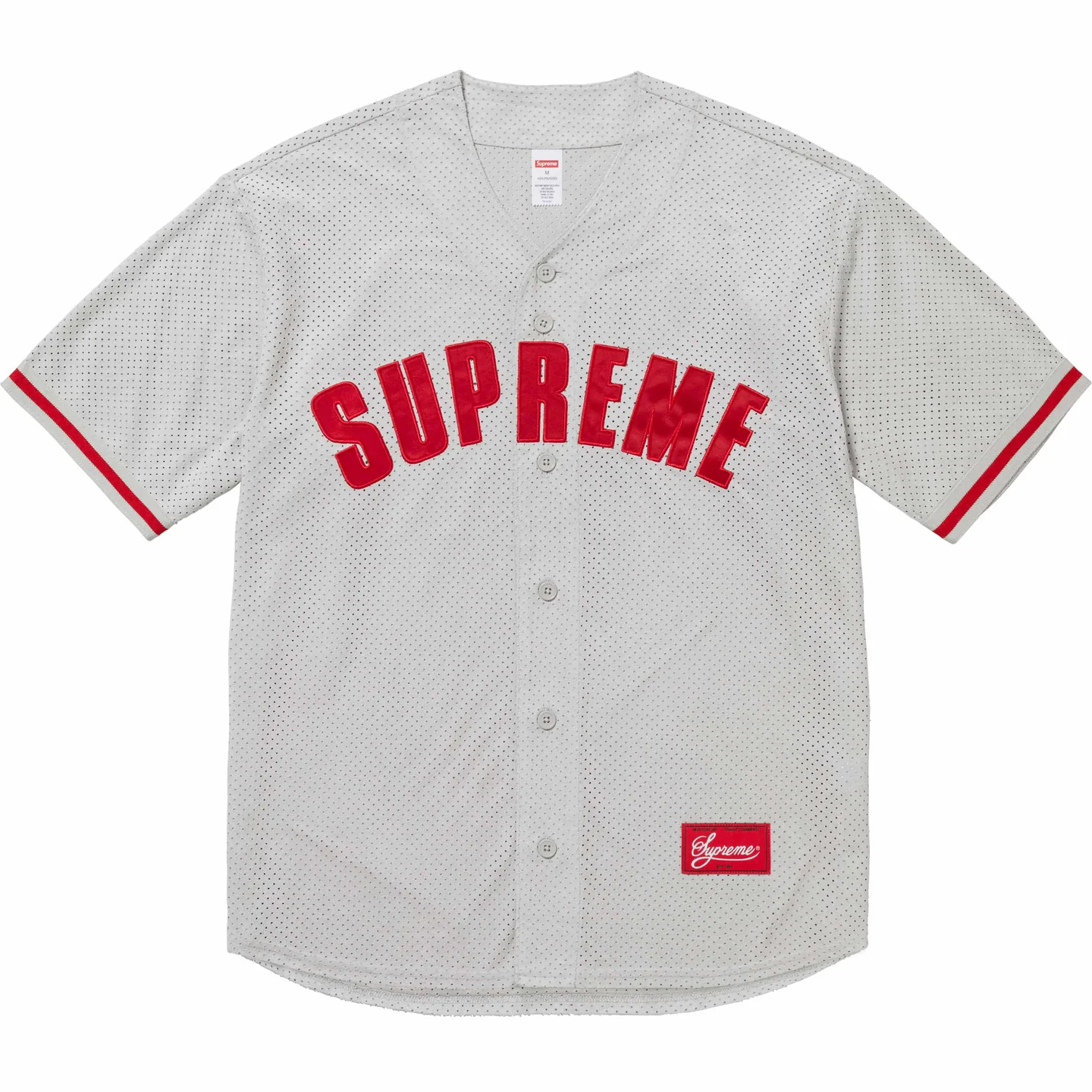 Ultrasuede Mesh Baseball Jersey | Supreme 24ss