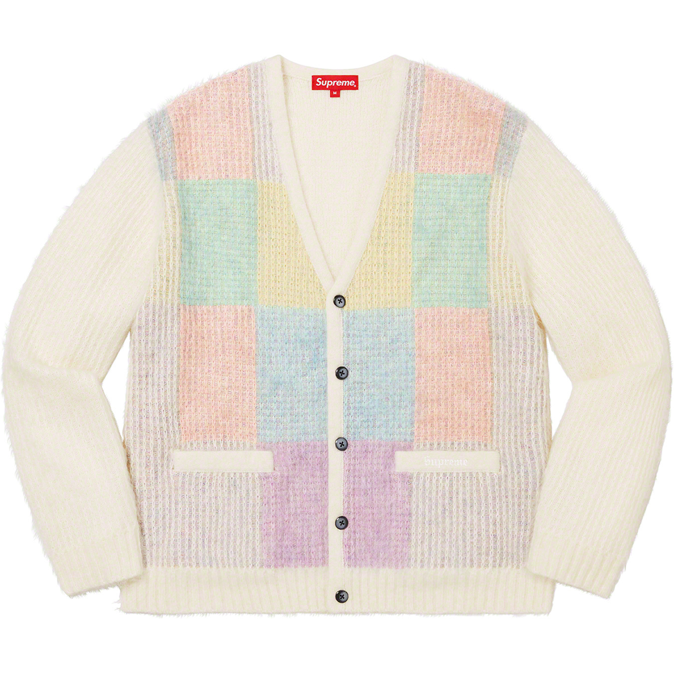 Brushed Grid Cardigan | Supreme 22ss