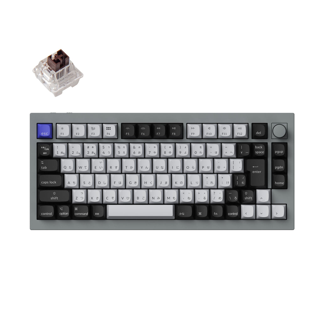 Keychron Q1 Pro QMK ワイヤレス カスタム・メカニカルキーボード ノブ