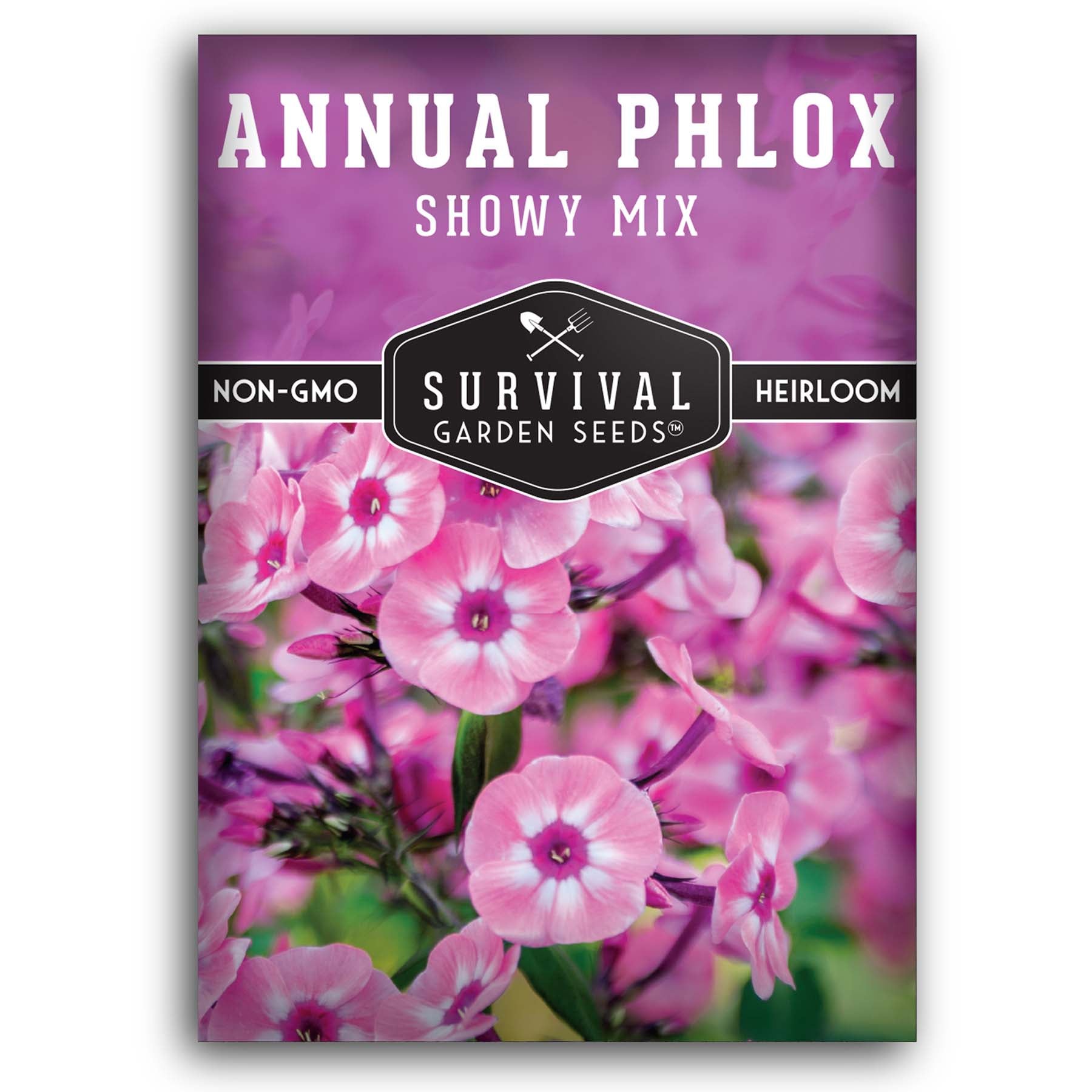 Showy Mix Phlox Seeds – Fragrant Annual – SurvivalGardenSeeds