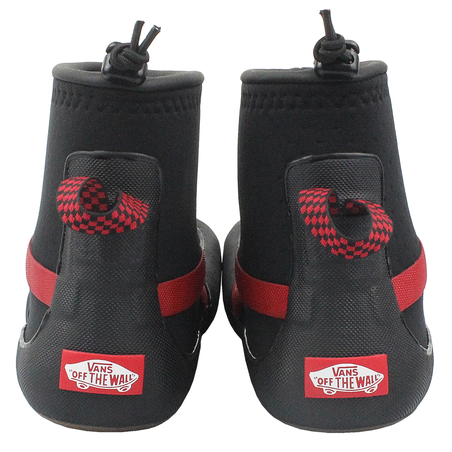 Bota de Neoprene Vans Surf Boot 2 Mid Nathan Florence Black Red