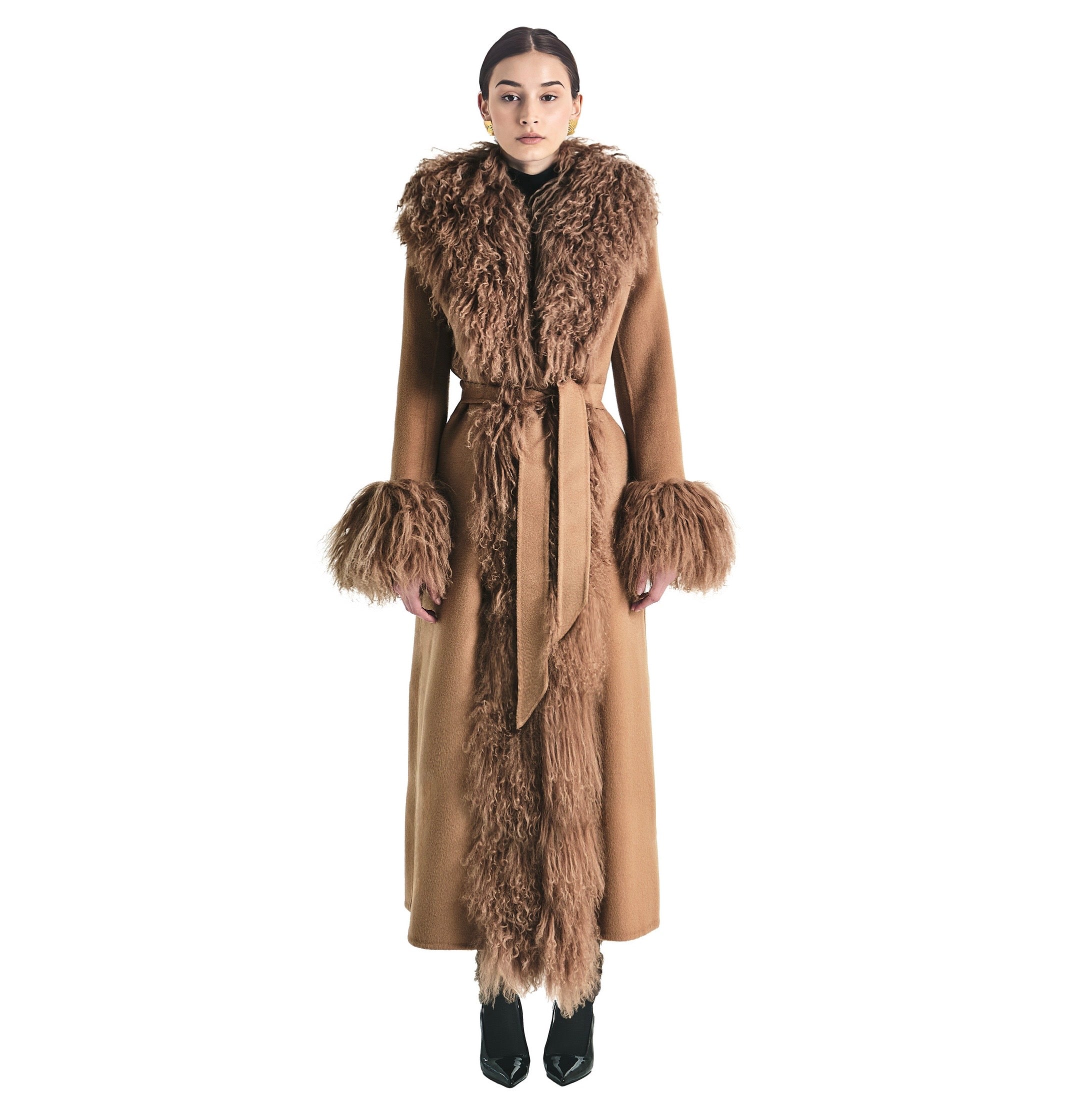 Inez Cashmere Shearling Coat – SUSANNA CHOW