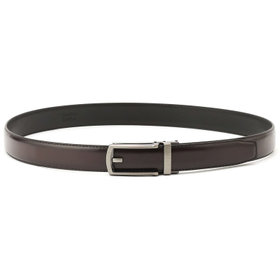 発送在庫あり】【SL】ピンバックルベルト 2.9cm幅/ブラウン×イタリアン
