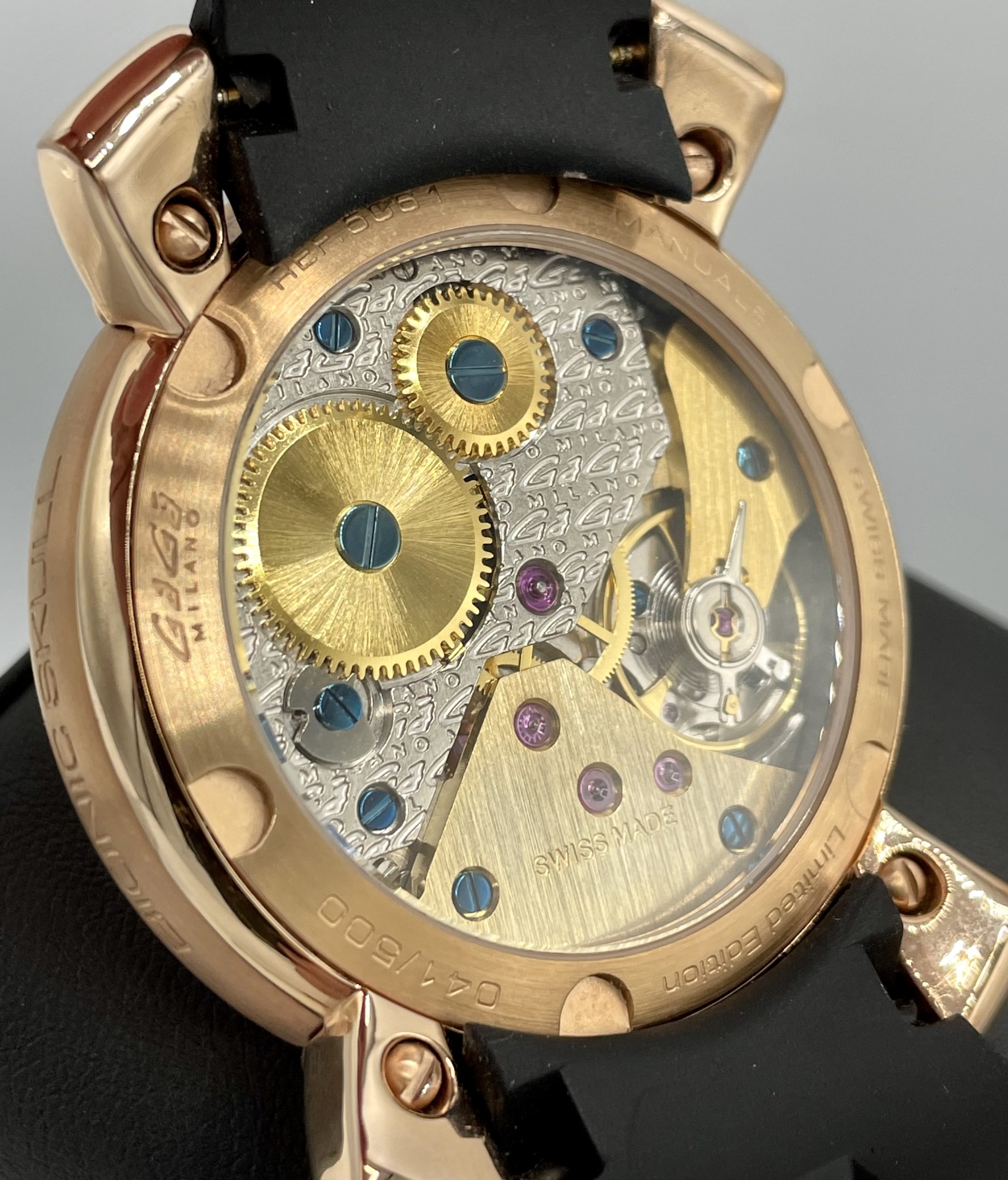 GaGa Milano Bionic Skull Limited Edition 500 Pcs Swiss ETA 6497
